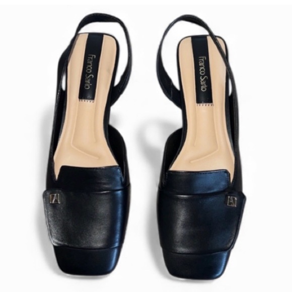 Franco Sarto Teagan Slingback Elegant Black Leather Loafers
NWT size 8 - Picture 2 of 9